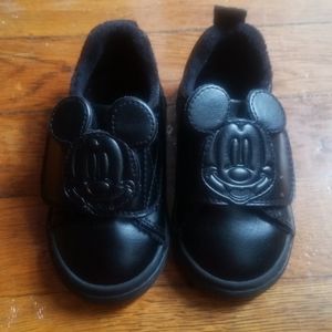 Black Mickey Mouse Sneakers